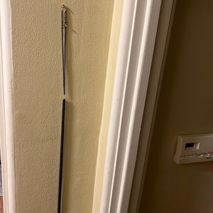 Dark blue long necklace